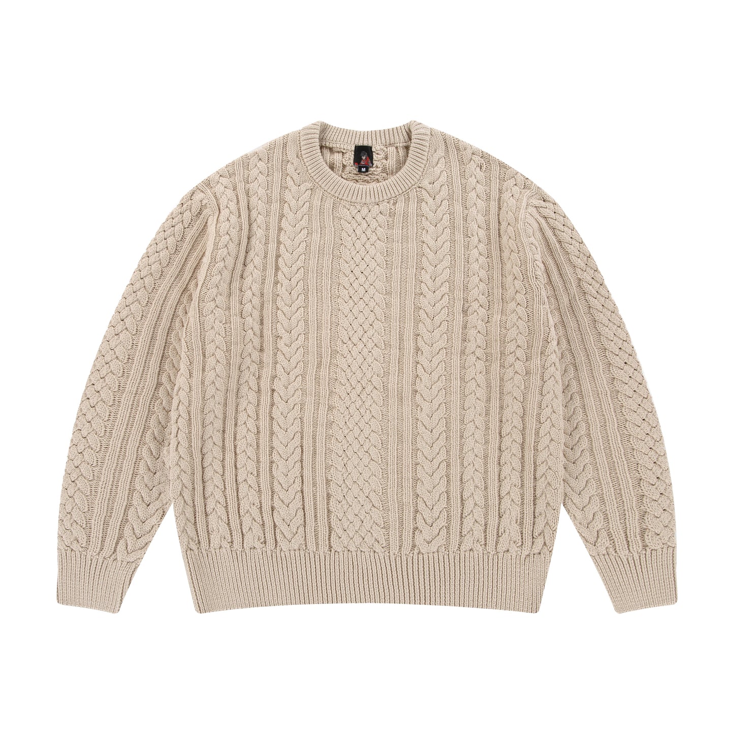 "Jazz" cable knit beige
